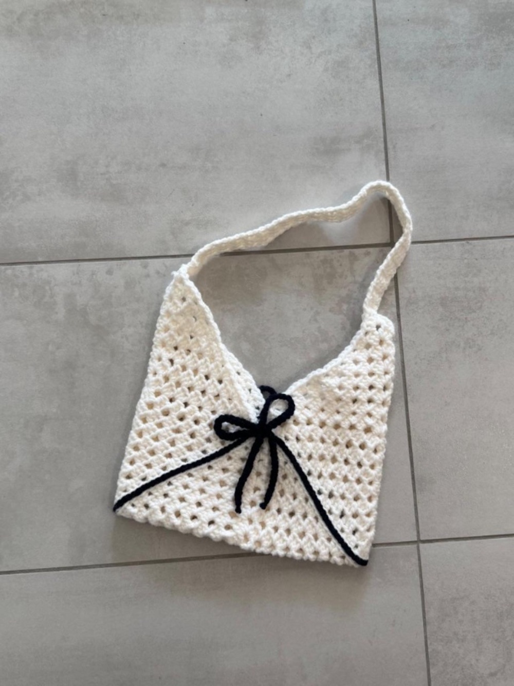 Handmade crochet bag